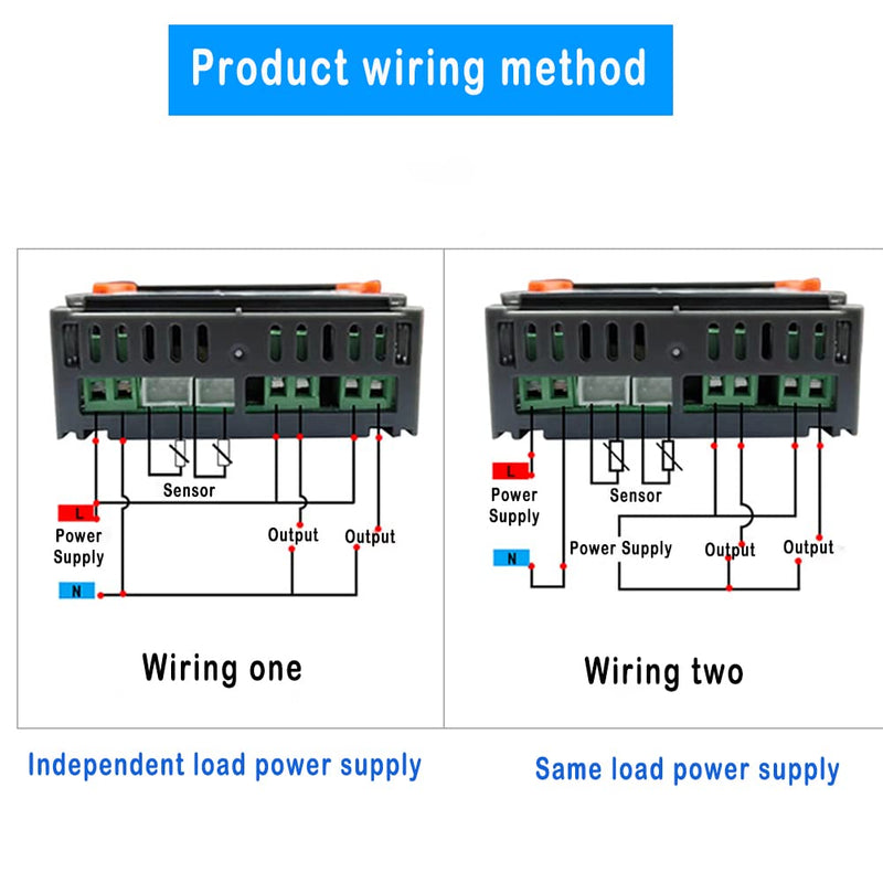 [Australia - AusPower] - Temperature Thermostat Controller, -3008 Digital Display Probe Sensor for Farm Various Refrigerator Greenhouse Aquarium(110-220V) 