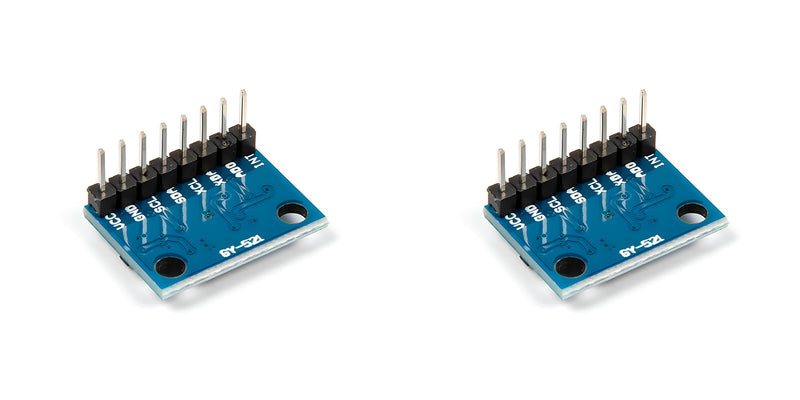 [Australia - AusPower] - SHILLEHTEK MPU 6050 (2 pcs) Pre-Soldered Module GY-521 Module, 6 DOF 6 Axis Accelerometer Sensor, Raspberry Pi Accelerometer (Compatible with Raspberry Pi Pico and Other Models), Arduino Accelerometer 