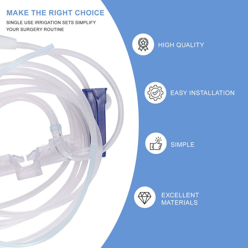 [Australia - AusPower] - Dental Implant Disposable Irrigation Tube for Bien Air implant motor, Sterile Packaged Tubing Pack of 2 