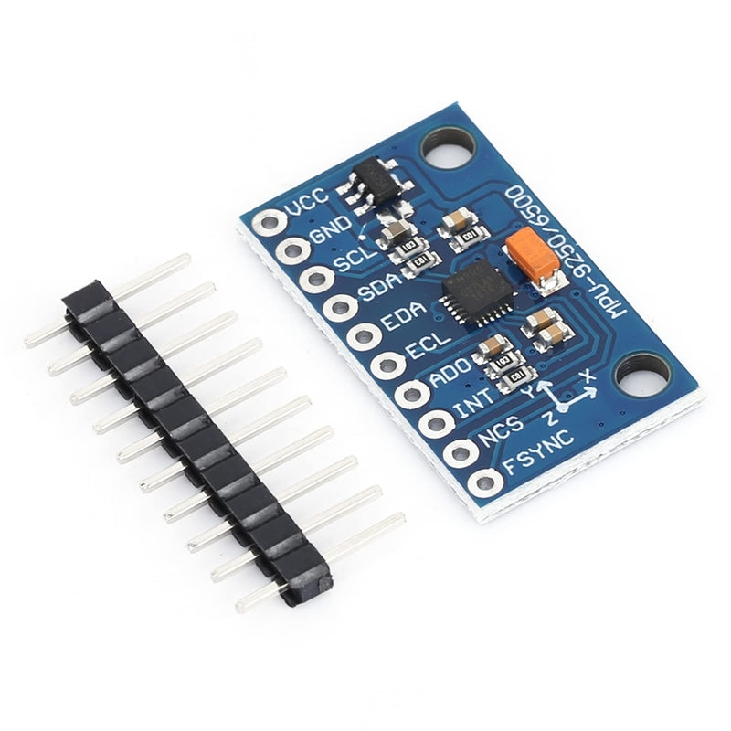 [Australia - AusPower] - MPU-9250 GY-9250 9-axis 16-bit gyro acceleration magnetic sensor, integrated 3-axis gyro, acceleration and mag, ±250 500 1000 2000°/s range, ±2±4±8±16g 