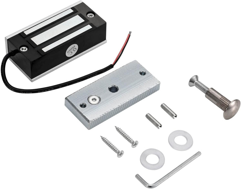 [Australia - AusPower] - Electric Magnetic Door Lock 60KG / 130LBS Holding Force 12V NC Mode Single Door Electric Magnetic Access Control Lock for Metal Door/Fire Proof Door/Wooden Door/Glass Door etc. (60 kg/130 lbs) 60KG/130LBS 