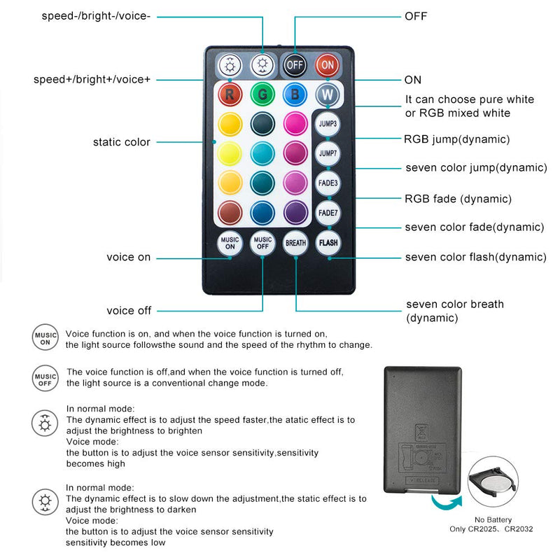 AMKI RGBW 6W Sound Mode Light Source Engine Driver Remote/APP Control Starlight Box Motor for Fiber Optic Star Ceiling Light Kit