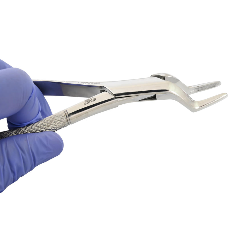 [Australia - AusPower] - Dental Extracting Extraction Forceps # 65 Upper Roots, Fragments, and Overlapping Incisors Alveolar Bone Teeth Sturdy Handle Grip Dental Instruments Dentist Tools German Grade Stainless Steel #65 