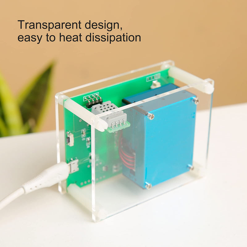[Australia - AusPower] - Air Quality Monitor pm2.5 pm10 pm1.0 Detector Indoor air Quality Test kit for Cars,Home,Office,Hotel etc (PM2.5,AQI) A1-PM2.5+AQI 