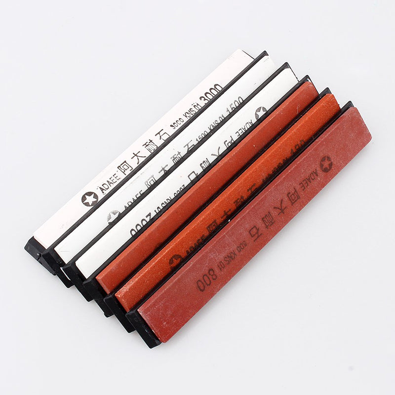 [Australia - AusPower] - Hilitand Sharpening Stones, 6-Piece Whetstone Set Whetstone Polishing Sharpener Whetstone 180# 400# 800# 1500# 2000# 3000# 3000 