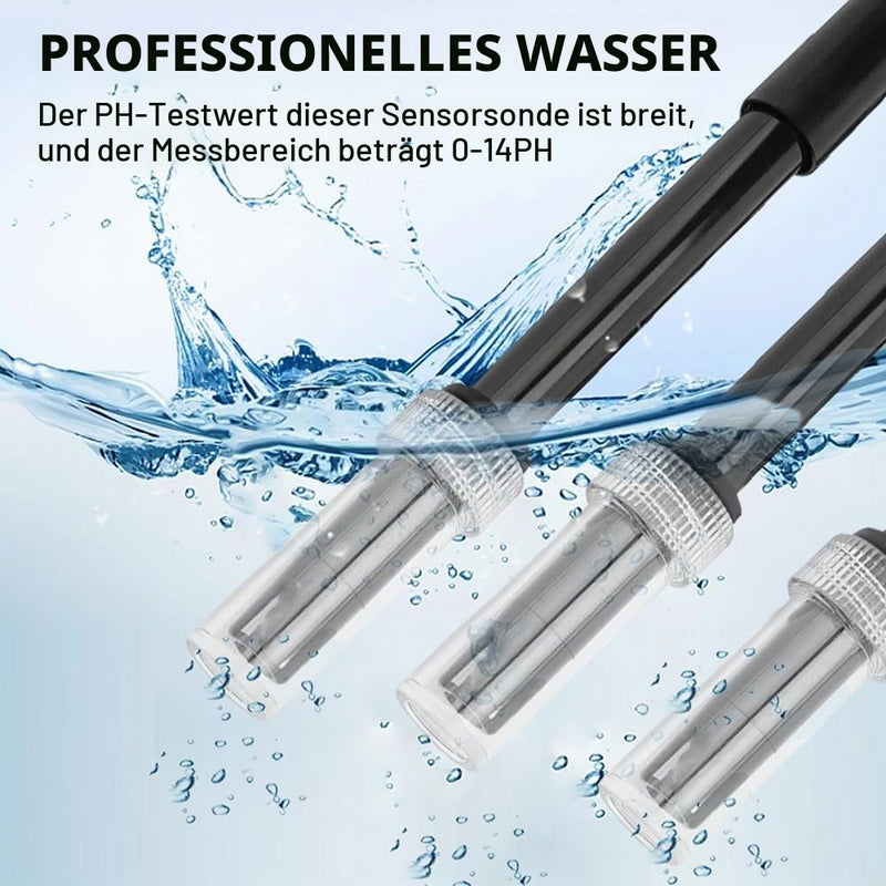 PH Probe, PH Electrode with BNC Plug, 0-14 PH Sensor for Pool Aquarium, Precise Values, Response Time 5s
