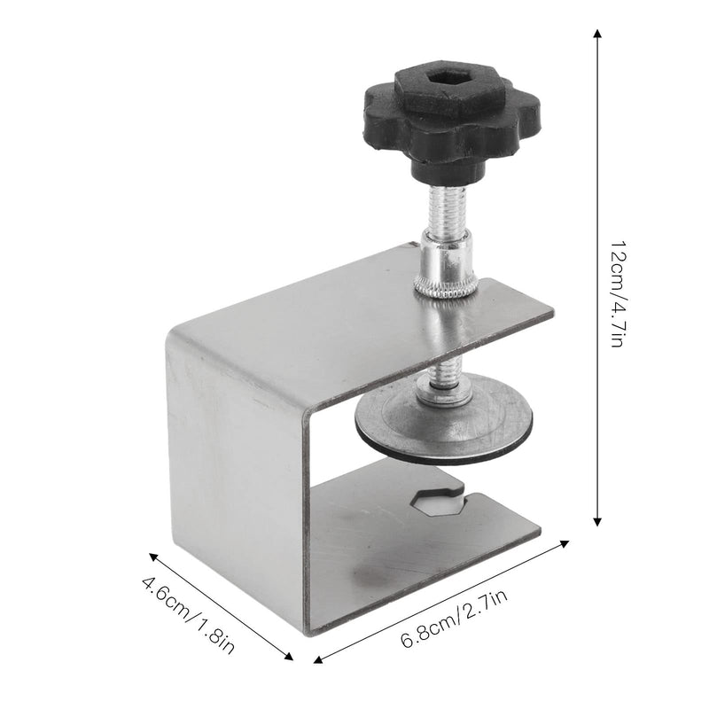 [Australia - AusPower] - Drawer Front Mounting Bracket, 2 Pieces Drawer Front Installation Mounting Brackets, Adjustment, Drawer Front Mounting Brackets for Woodworking, Angle Clamps 