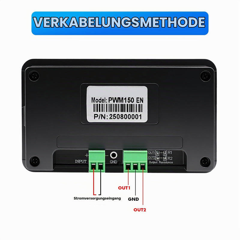 DEWIN Signal Generator Module, PWM150 Dual Channel Signal Generator Servo Motor Control Rectangular Pulse with Adjustable Frequency