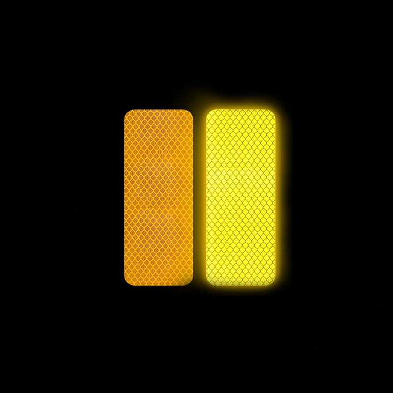Reflective Stickers, 100 Pcs, 5 Colors Self-Adhesive Reflective Strip Set,Multi Purpose Reflective Tape for Outdoor Nighttime Visibility, Apparel, Trailer, Truck, Bike,etc