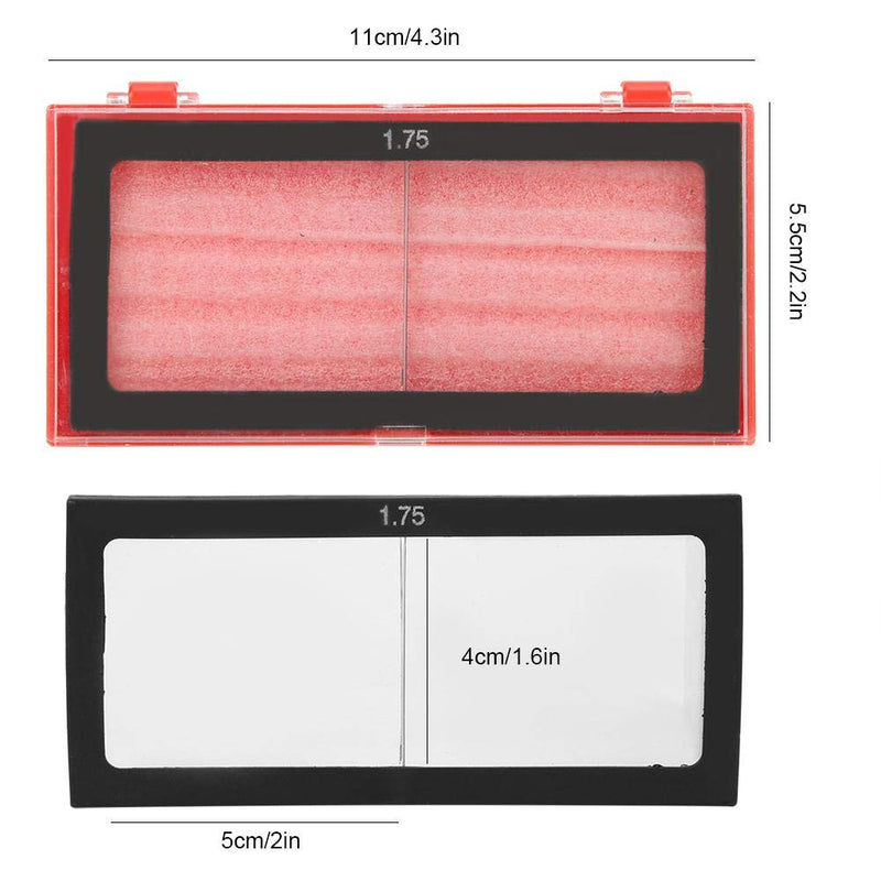 Fafeicy 1.75 Diopter Welding Glass Magnifying Glass Lens for Welding Helmet 5cm x 4cm 3mm Thickness with Eye Protection
