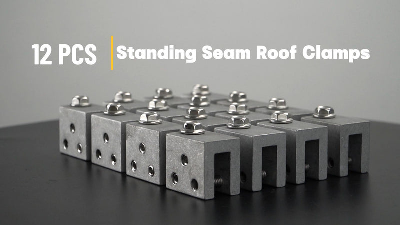 12PCS Standing Seam Roof Clamps 12 Pack