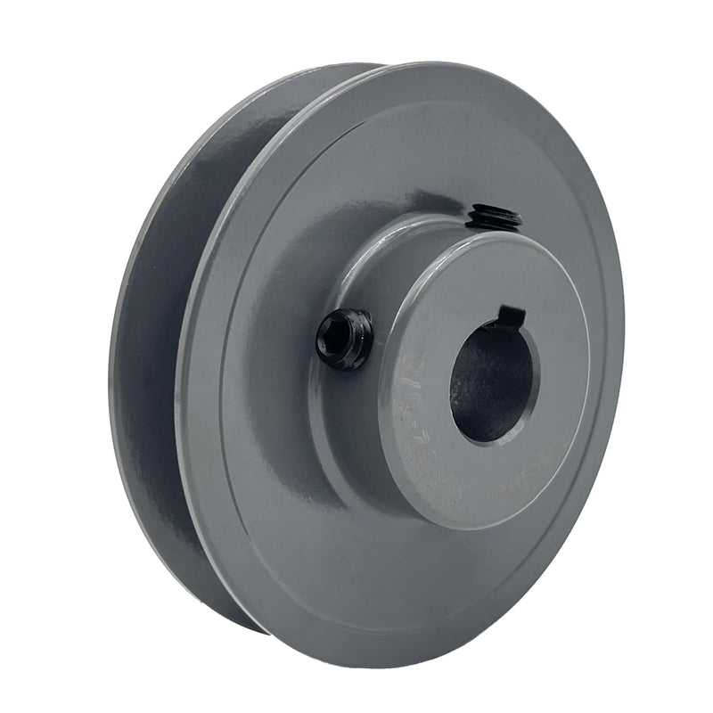 [Australia - AusPower] - AK32-5/8 Sheaves,v Belt Pulley 5/8 inch Bore 3.25" OD,Motor Pulley Cast Iron for A 3L 4L V-Belts,AK3258 Pulley 5/8"Bore,3.25"OD 1 Groove 