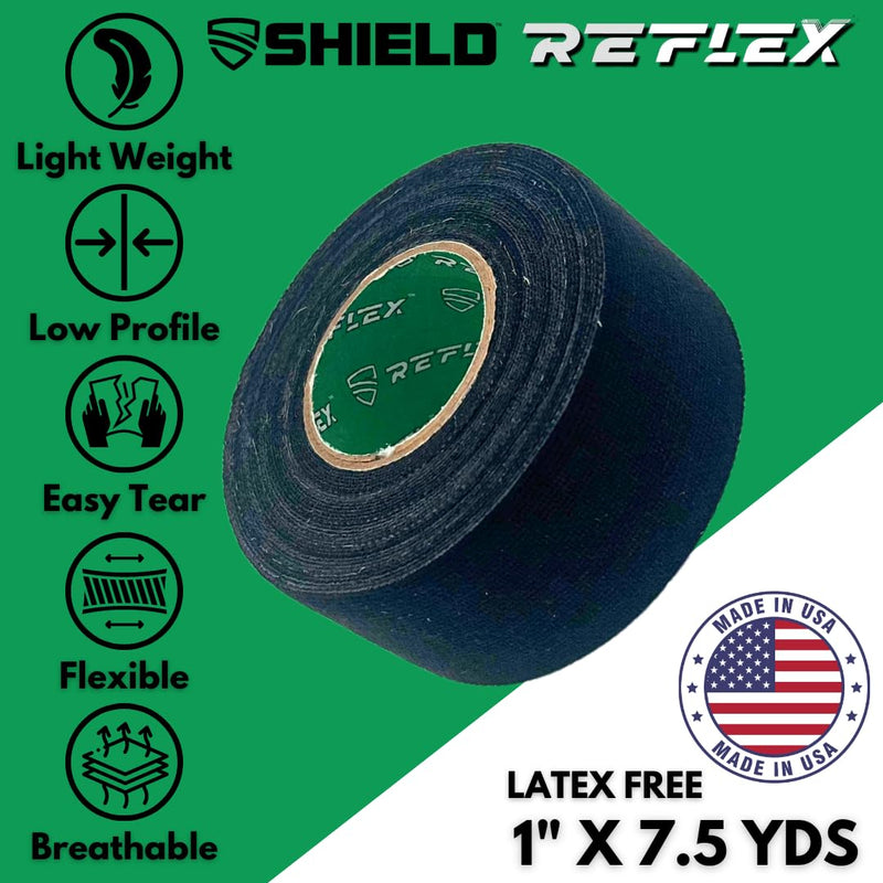 Shield Youth Turf Tape for Football – 3" Wide, Black