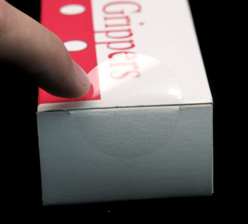 ChromaLabel 1.50 Inch Round Clear Wafer Seals, 5000 Stickers per Roll, Perforated 1-1/2" Diameter 5000/Roll