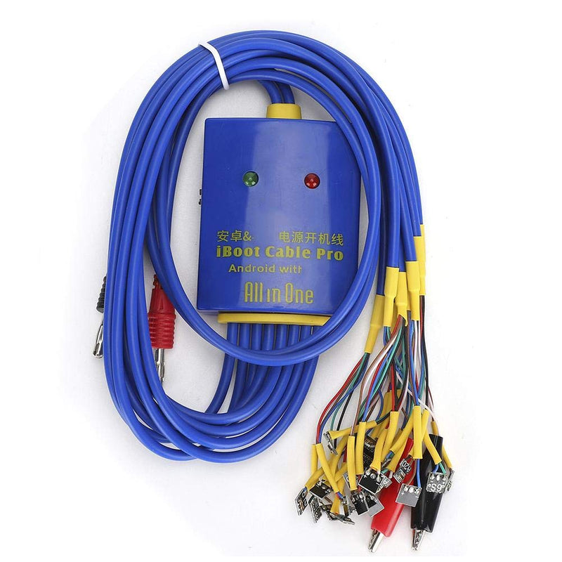 [Australia - AusPower] - Bewinner1 Power Supply Boot Line, Durable Mobile Phone Repair Test Cable with Smart Anti-Burn for Android/Connecting Wire Mode(18+5+1) 