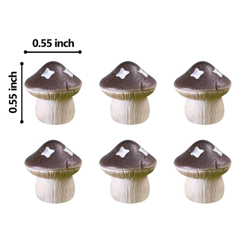 [Australia - AusPower] - Door Hinge Heads Decorative Topper - Hinge Head Mushroom - Magnetic Hinge Head Trinket - Hinge Pin Topper Miniature (Original, Set of 6) 