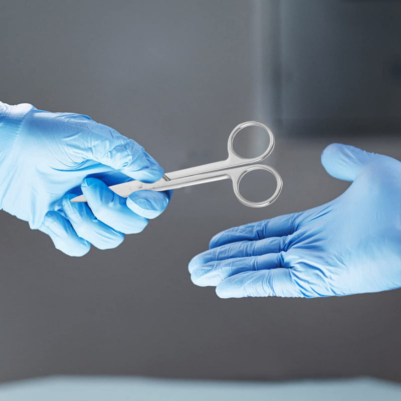 [Australia - AusPower] - UEETEK 14 CM Stainless Steel Scissors Medical Surgical Operating Dissecting Straight Scissors 