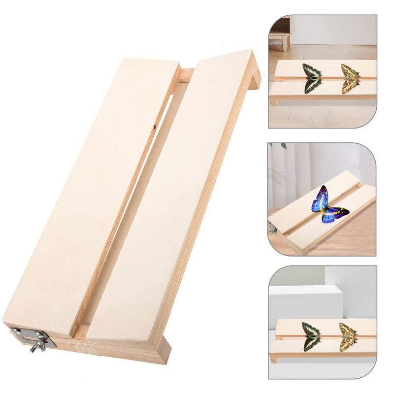 [Australia - AusPower] - Yardwe Specimen Display Board Pinning Board Adjustable Labs Boards Butterfly Mounting Specimen Spreading Wings Board for Science Education 