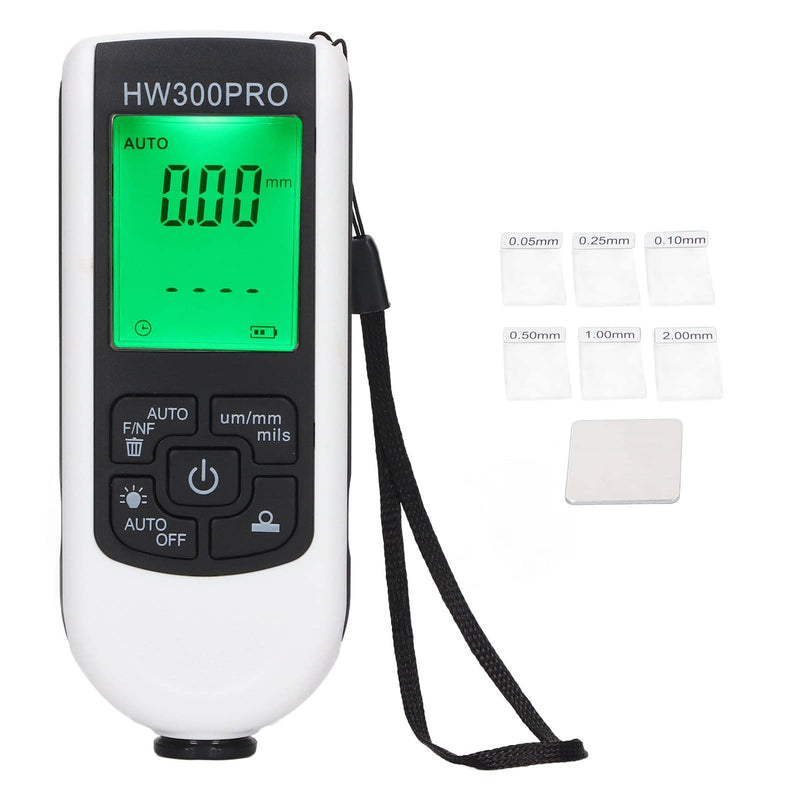 New Digital Coating Thickness, Ultra high Probe, Paint Mil Thickness Meter for Automotive Paint Thickness Measurement, Measuring Range: 0 to 2000UM(White)