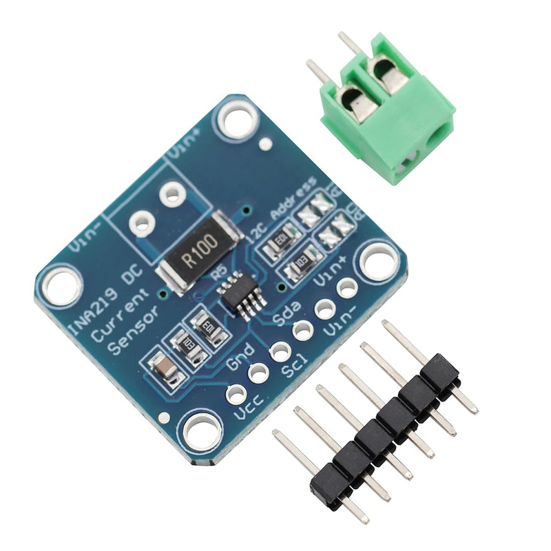 3PCS MCU-219 INA219 DC 3-5.5V I2C Interface Zero Drift Bidirectional Sensor Module Current Power Supply Sensor Performance Monitor Sensor Module