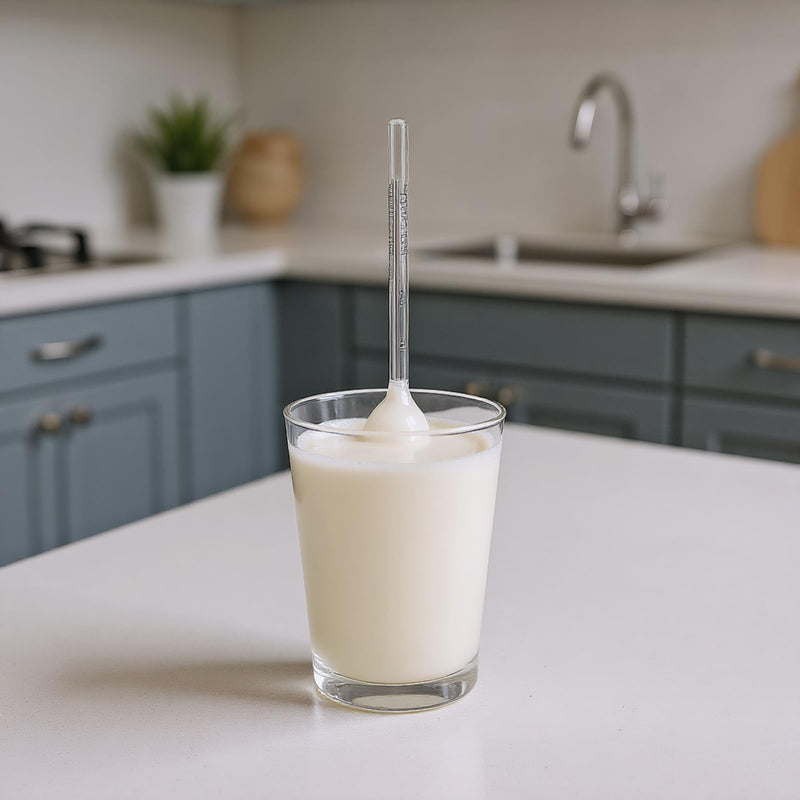[Australia - AusPower] - Professional Lactometer for Milk and Whey | Accurate Dairy Hydrometer to Measure Milk Density | Lactate Meter Tool for Home Kitchen,Cheese Making, and Dairy Processing 