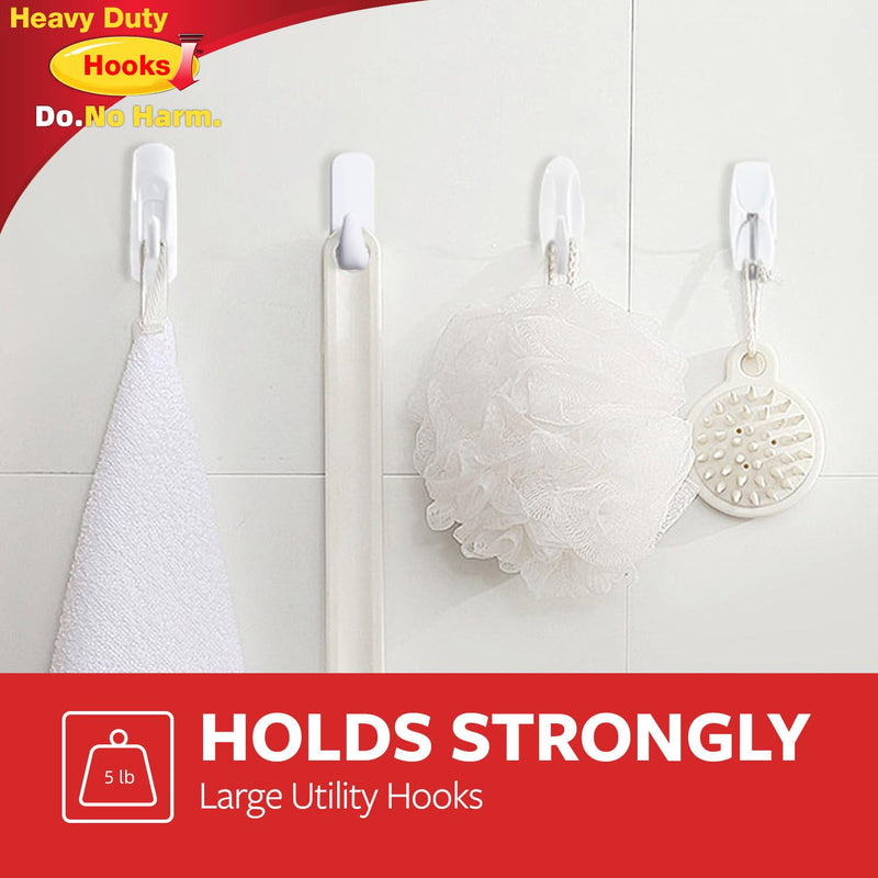 [Australia - AusPower] - 48 Large Hanging Strips Refill, No Damage Adhesive Strips for Wall Hooks, Removable Picture Hanging Strips，Wall Sticky Double Sided Tape Heavy Duty Variety Pack 48pcs-L 