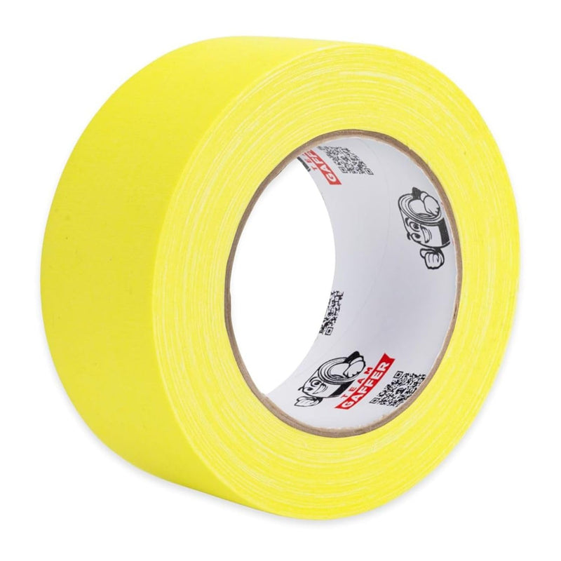 Perco Professional-Grade Duct Tape | Reflective, Durable and No-Residue Cloth Tape for Reliable & Convenient Repairs, Marking, Cable Management & More | 30-Yard x 2inch Per Roll (Fluorescent Yellow) 1 Roll Fluorescent Yellow