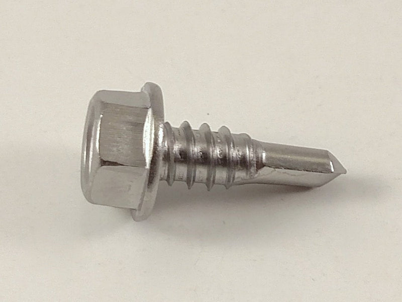 Stainless #14 x 3/4" Hex Washer Head Self Drilling Sheet Metal Tek Screws with Drill Point, (3/4" to 2-1/2" Lengths in Listing) 50 Pieces (#14 x 3/4 inch) #14 x 3/4 inch