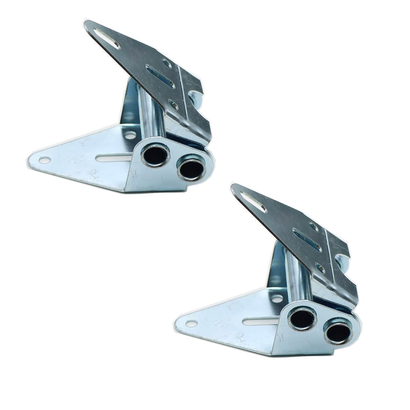 [Australia - AusPower] - 2 Packs Garage Door Hinges #3 with Galvanized Finish - Heavy Duty 14 Gauge Steel, Suitable for Residential/Light Commercial Garage Door Replacement 