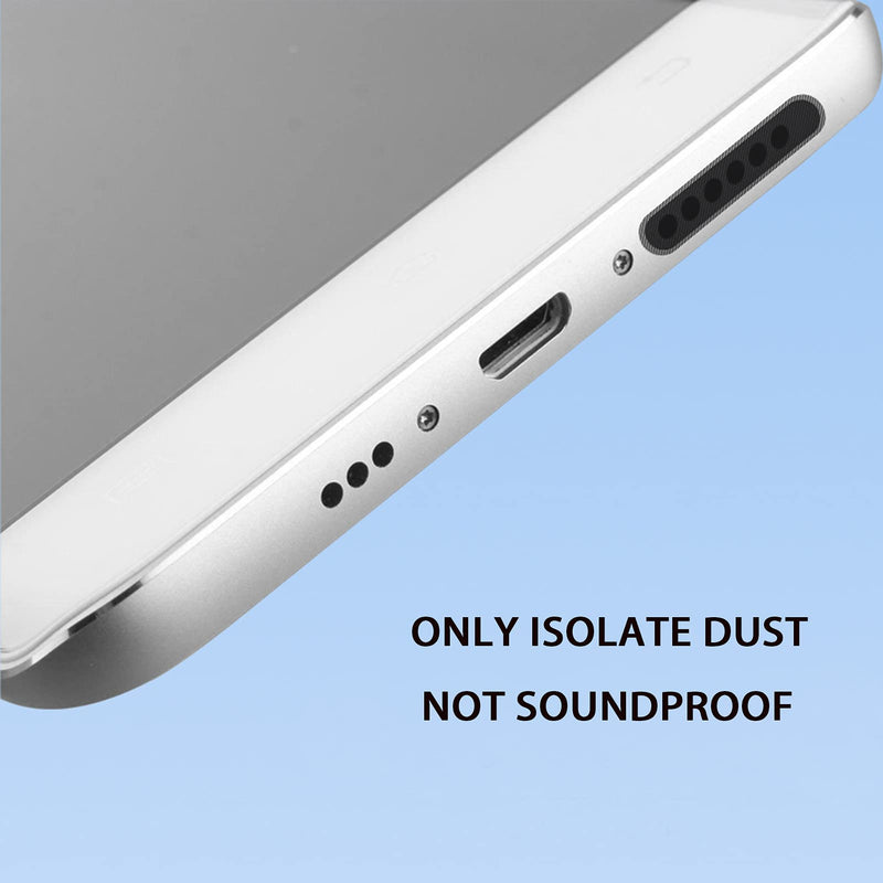 [Australia - AusPower] - Mobile Phone Dustproof Net Stickers Speaker Mesh Anti Dust Proof Adhesive Dust Sticker Universal Protect The Phone Trumpet Dustproof Net Accessories Gift Tweezers and Mobile Phone Cleaning Brush 
