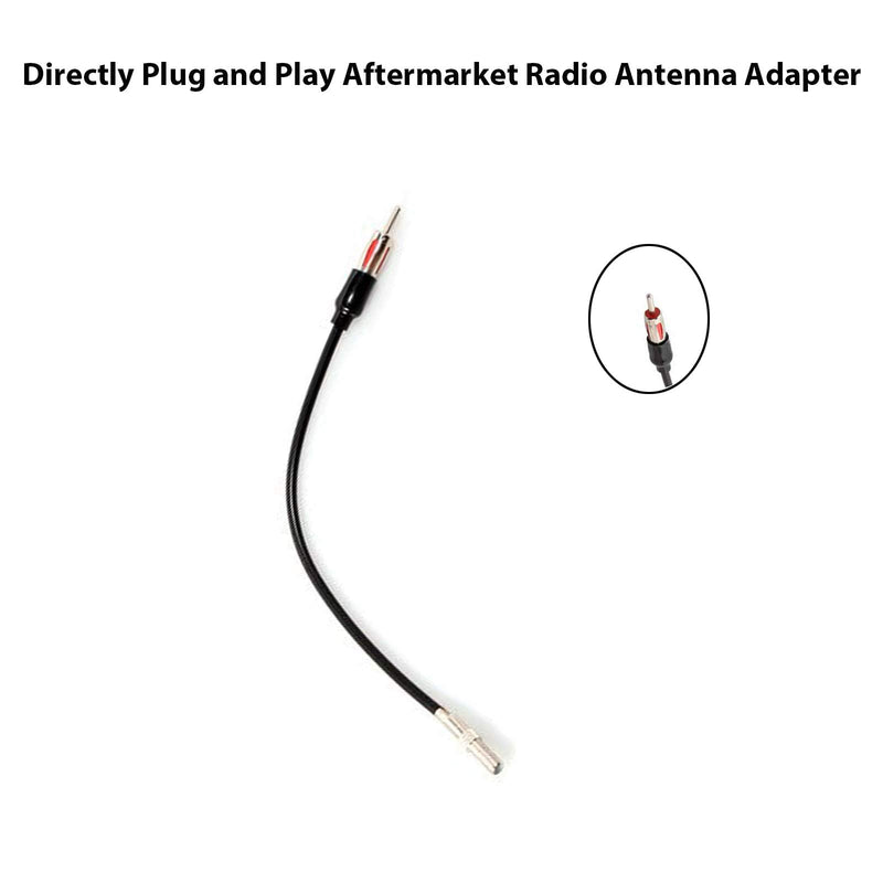 [Australia - AusPower] - RED WOLF Aftermarket Radio Install Wire Harness W/Antenna Adapter Plug Replacement for Jeep 2003-2007,Dodge ram 2002-2007, Chrysler 2000-2007 Radio harness + antenna adapter 