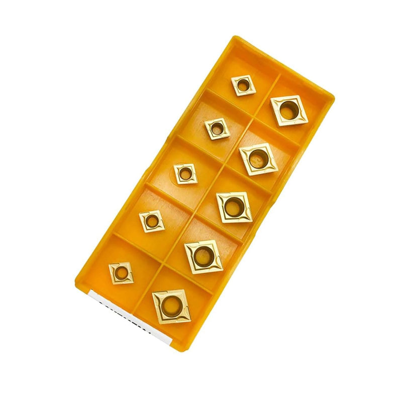 [Australia - AusPower] - 10pcs CCMT21.51 CCMT060204 and CCMT32.51 CCMT09T304 Carbide Inserts Mutilayer Coated Indexable Turning Inserts Replacement Inserts for Lathe Turning Tool Holder Boring Bar 10pcs CCMT inserts 