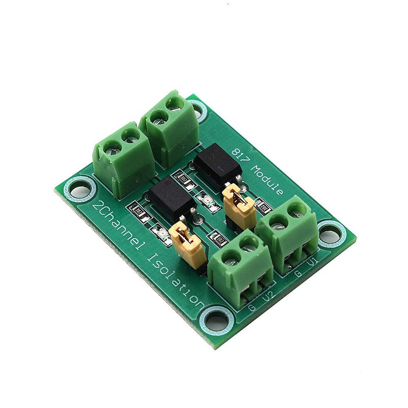 DollaTek 5pcs 817 Optocoupler 2-Way Voltage Insulation Board Voltage Control Switch Module
