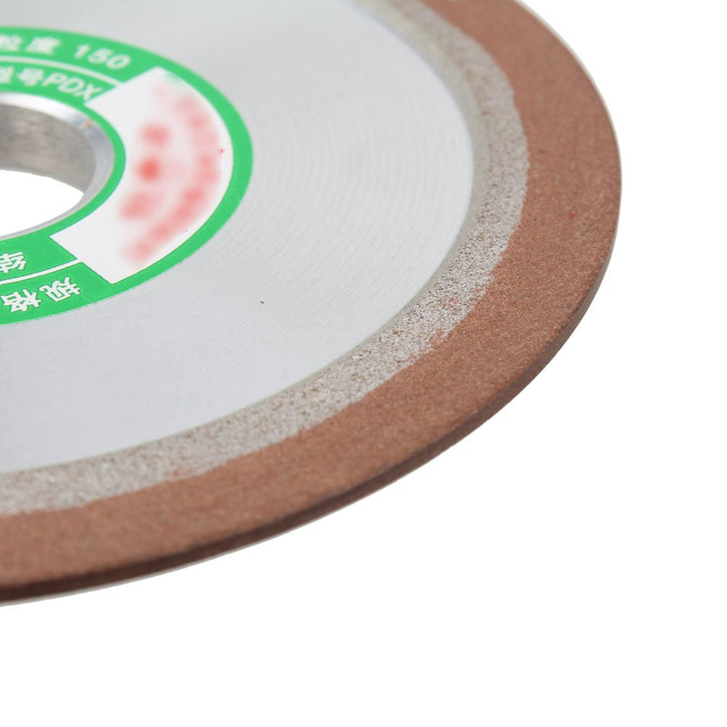 [Australia - AusPower] - 100mm Dia One Side Tapered Plain Resin Diamond Grinding Wheel to Grind Carbide Hard Steel 
