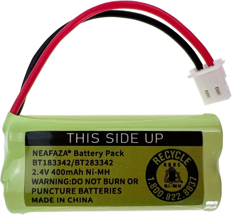 BT183342/BT283342 Phone Battery 2.4V 400mah Ni-MH BT162342 BT262342 Compatible with VTech CS6114 CS6419 AT&T EL52100 EL50003 EL52300 Cordless Handsets