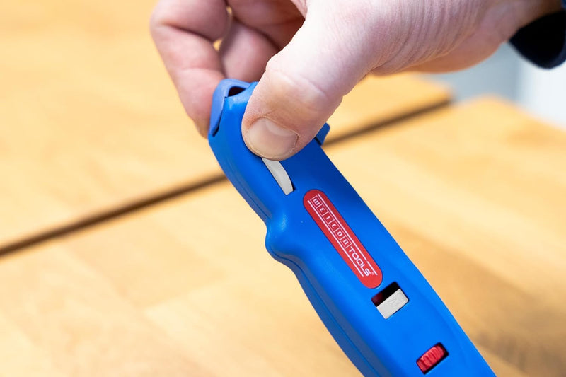 WEICON Cable Stripper No. S 4-28 Multi | Integrated Stripping Function | High Safety | Adjustable Cutting Depth | for Round Cables | Working Range 4-28 mm Ø (No. S 4-28 Spiral) No. S 4-28 Spiral