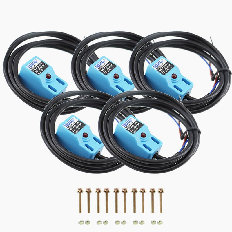 [Australia - AusPower] - 5 Pcs SN04-N NO Normal Open NPN Inductive Proximity Sensor Switch Detector 4mm 3 Wire DC 