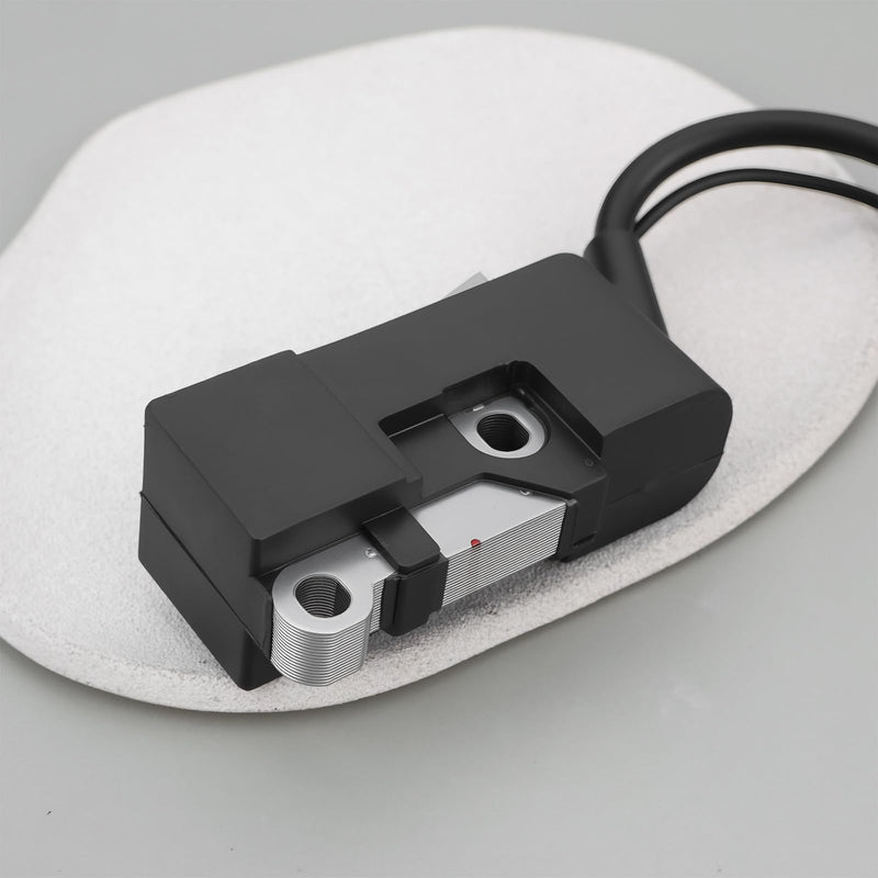OTOTEC ignition coil for chainsaws with high-voltage cable. Compatible with Scheppach CSH46, CSH56, and CSH58 magneto modules.