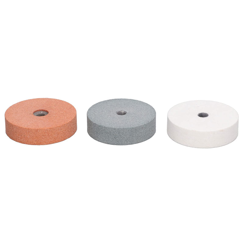 [Australia - AusPower] - 3pcs Bench Grinding Wheel Silicon Carbide Grinding Stone Base Grinding Wheel for Metal Ceramic Wood 