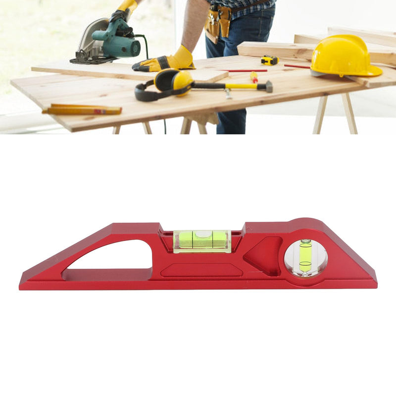 [Australia - AusPower] - Torpedo Level, 90 180 Degree Bubble Level, Construction Levelers, High Precise Leveling Tool, Aluminum Alloy Woodworking Angle Ruler 