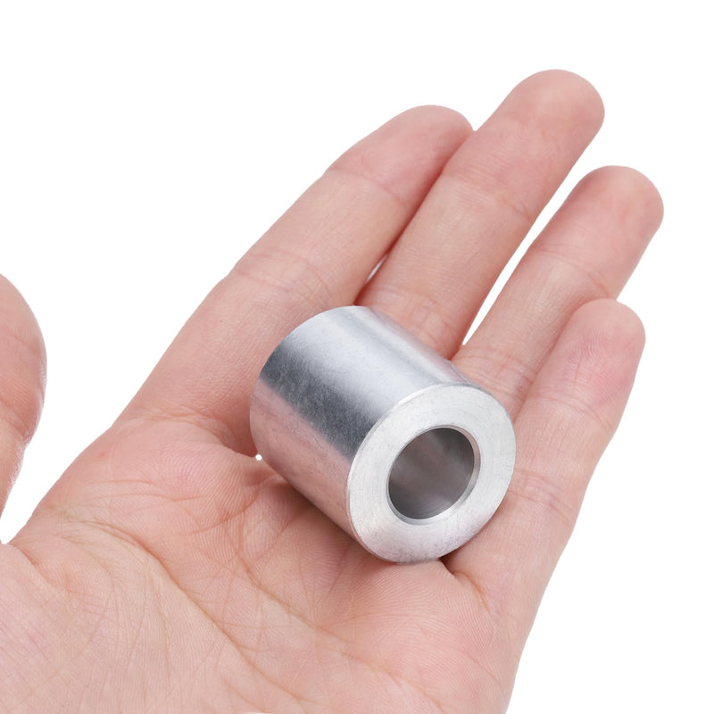 uxcell 4pcs Aluminum Spacer 1/2" Bore x 1" OD x 1" Length Screw Standoff Bushing Plain Finish Round Metal Spacer for 1/2 ID Screws Bolts and Rods (Pack of 2) 1/2" x 1" x 1" (Pack of 2)