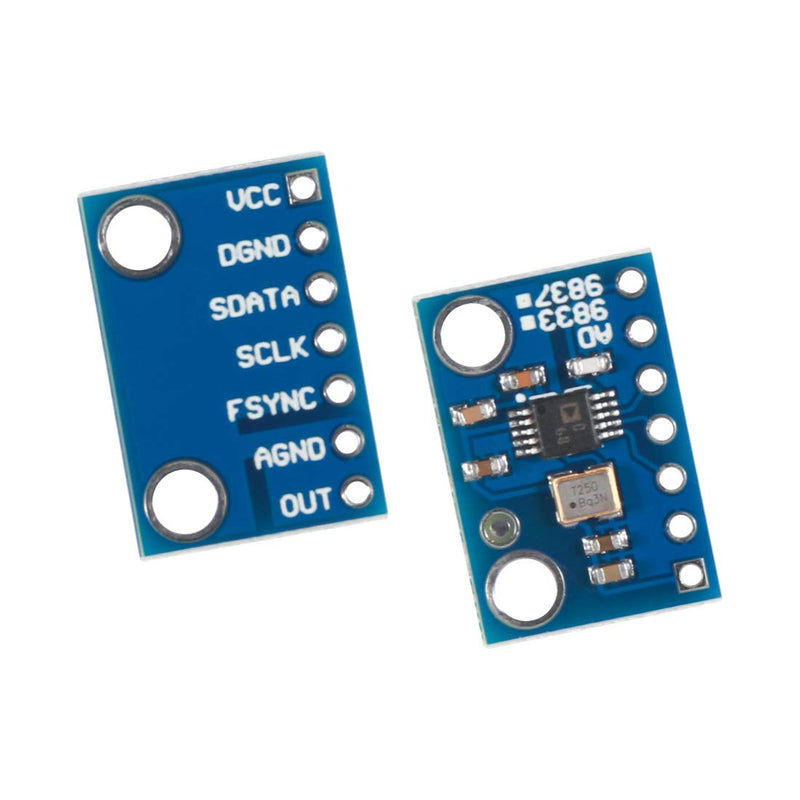 2pcs AD9833 Sine Square Wave DDS Signal Generator Programmable Microprocessors Serial Interface Module