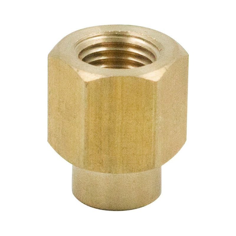 [Australia - AusPower] - Legines Brass Reducing Coupling 1/2" NPT Female x 1/4" NPT Female, Hex Reducer Coupler Adapter Pipe Fitting 1200psi (Pack of 2) 