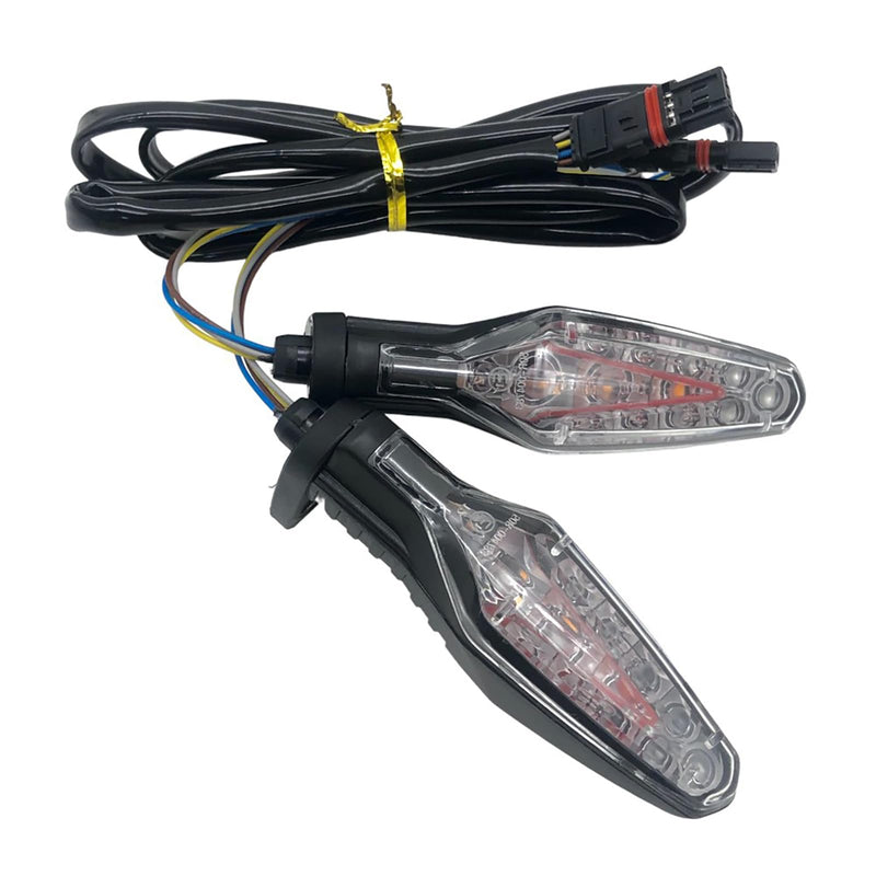 [Australia - AusPower] - 2 Pack Motorcycle Turn Signal Lights Rear LED Brake Indicator Taillight for BMW S1000RR 2019-2024,M1000RR R1250GS ADV 2021-2024 