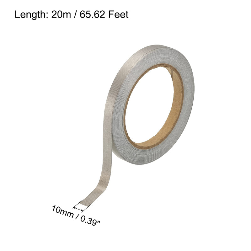 MECCANIXITY Faraday Cloth Tape 0.39" W x 65.62 Feet Conductive Cloth Fabric Adhesive Tape Roll for Laptop Cable EMI Shielding 2 Pcs 0.39"x65.62 Feet