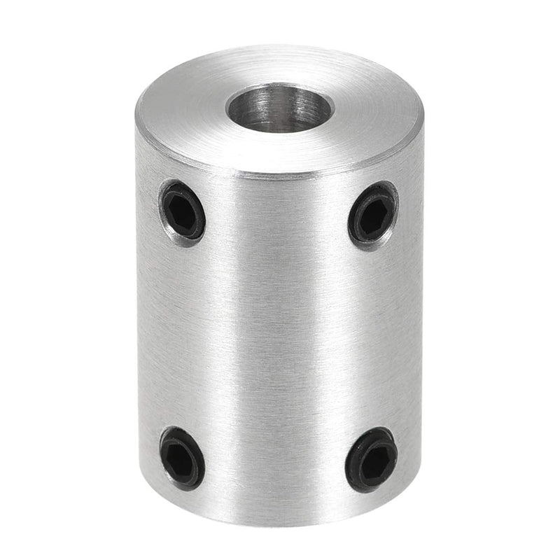 [Australia - AusPower] - uxcell 1/4 Inch to 1/4 Inch Bore Rigid Coupling Set Screw L25XD18 Aluminum Alloy,Shaft Coupler Connector,Motor Accessories 6.35mm to 6.35mm 