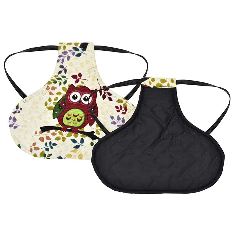 [Australia - AusPower] - Yuehuam Chicken Saddle for Hen, Chicken Aprons Clothes with Elastic Strap, Poultry Wing Feather Protector Suitable for Small Medium Large Hens Birds Poultry Care Supplies Leopard + Owl + Sunflower + Paisley + Flower 