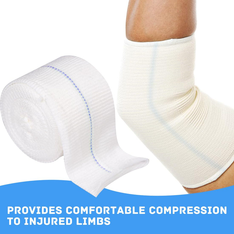 [Australia - AusPower] - Elastic Tubular Support Bandage Comfortable Cast Stockinette Tubing Compression Tube Sleeve Bandages for Arm Leg Knee (3 Inch x 5.47 Yard) 