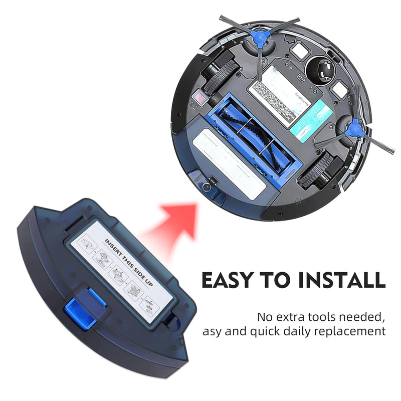 Dust Bin Box Compatible with Eufy RoboVac 11S, 15C, 30, 30C, 35C, 25C, 12, 15T, 35C, G30 Robot Vacuum Cleaner - Waste Collection Dustbin Box Replacement Accessories Spare Parts 11S,15C,30,30C,etc Dust Bin Box