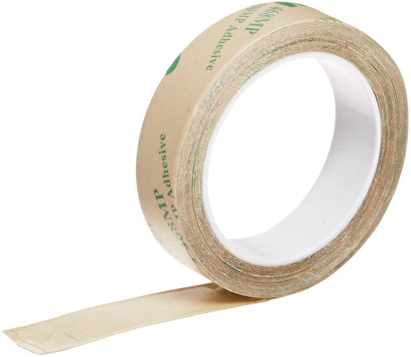 3M 468MP Adhesive Transfer Tape, 0.5" Width x 5yd Length (1 roll)